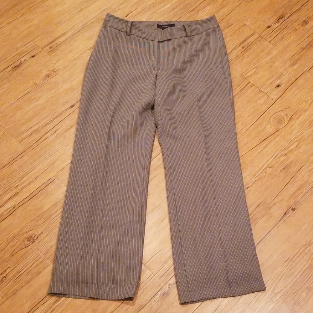 Grey pinstripe dressy lined trousers